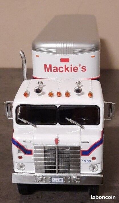 KENWORTH BULLNOSE Camion Semi Remorque Américain MACKIE THE MOVER an. 1951 1/43 Neuf Boite ref SRA38 (image 6)