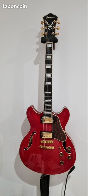 Pack Ibanez AS93 Cherry Red + Étui rigide + Ampli Cort 15W (image 1)