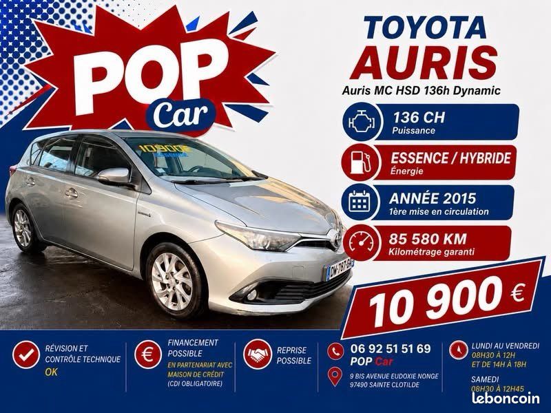 Toyota Auris Mc HSD 136ch Dynamic (image 1)