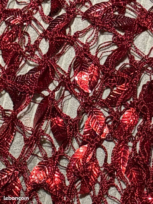 Haut de fêtes rouge L (image 2)