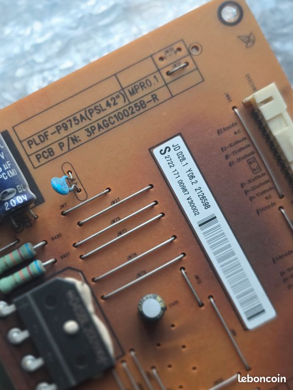 Carte D'alimentation TV Philips - Réf 3122 423 32175, Occasion