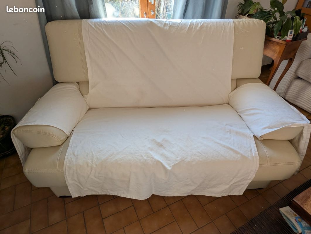 Canapé blanc (image 11)