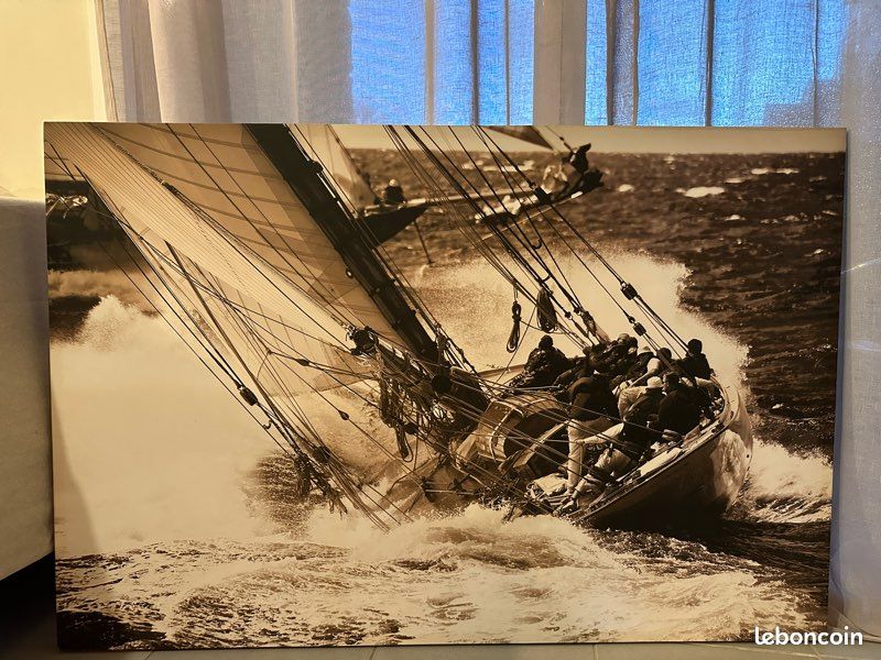 Tableau Déco Sur Verre ARTTOR – Voilier Régate – 160x85 Cm – Impression Moderne