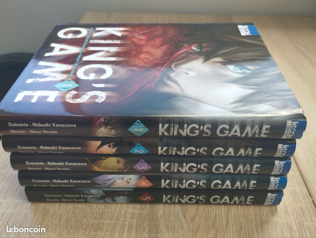 Série Kings game complete 5 tomes (image 1)