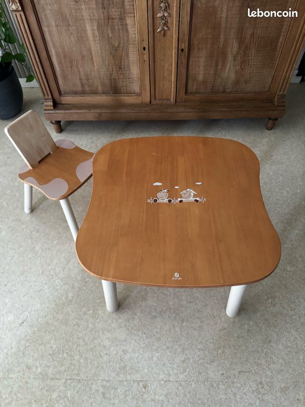 Table enfant DIABOLO et chaise (image 1)
