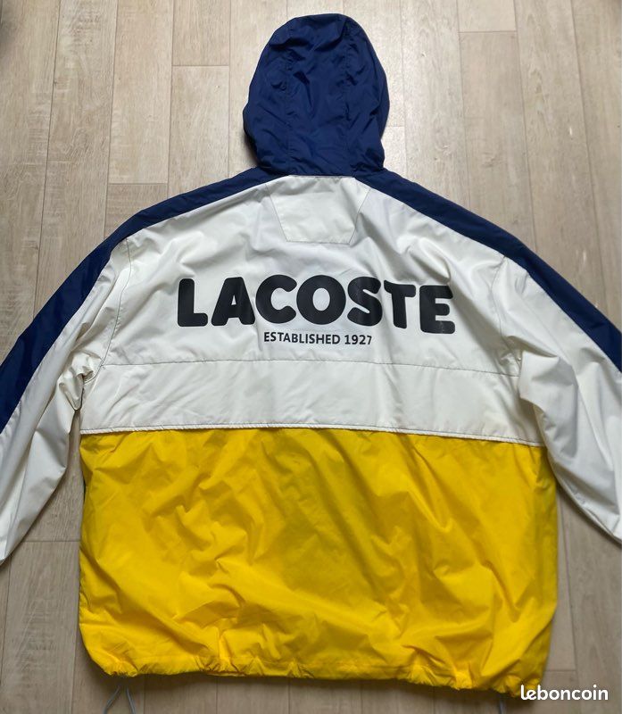 Coupe Vent Lacoste Multicolore Taille XL Vêtements