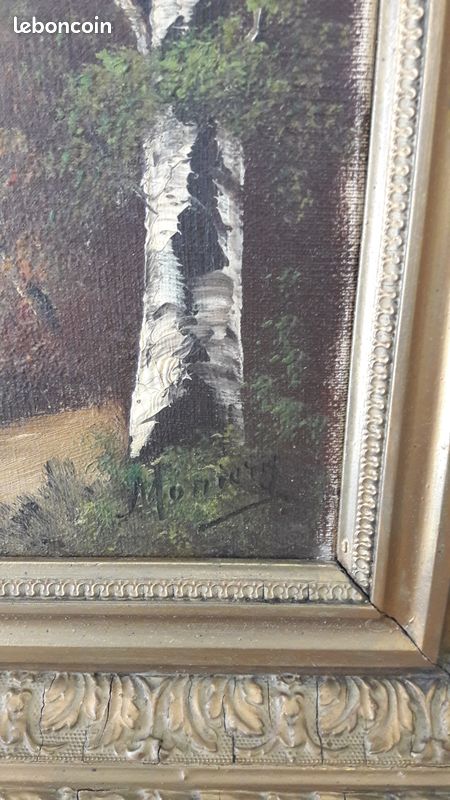 Duo Tableaux Ecole de Barbizon (image 1)