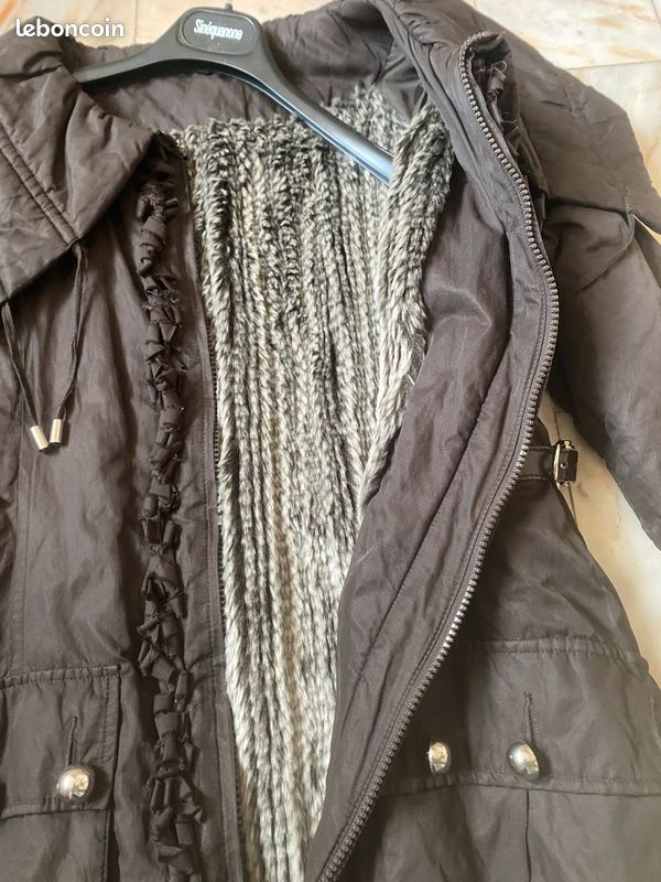 Manteau noir femme taille 38 marque Et Dieu créa la Femme (image 4)