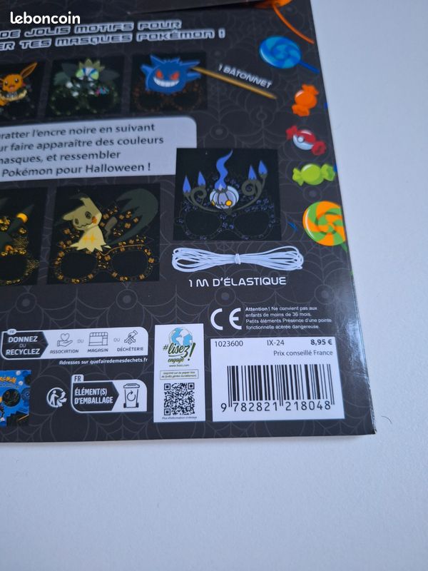 Masques à gratter Pokémon halloween (image 5)