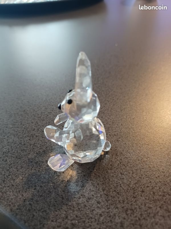 Bibelot lapin en verre taillé (image 10)