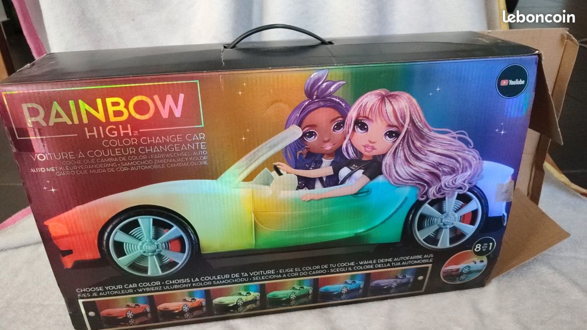 Voiture rainbow high (image 1)
