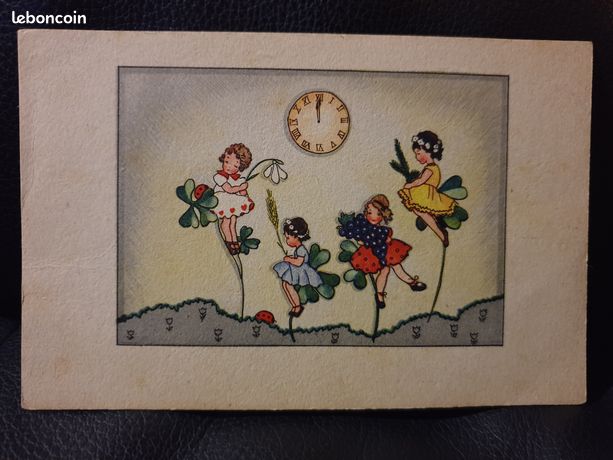 Carte Postale Ancienne - Fantaisie / Petite Fille - Paris (75) - Années 1900