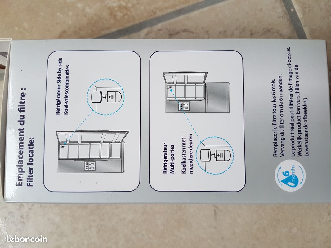Filtre à eau intérieur frigo américain (image 3)