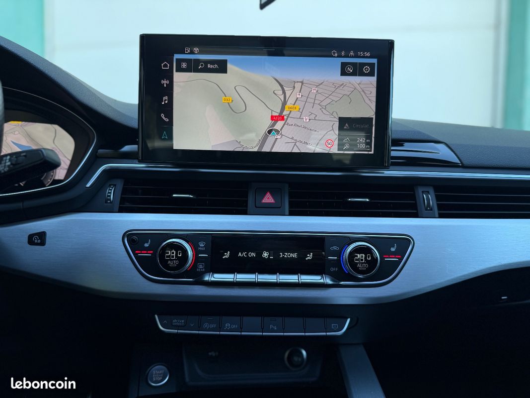 AUDI A5 SPORTBACK 459/mois GARANTIE 6 ANS 40 TDI 190ch S-TRONIC 7 S LINE Toit ouvrant RS Audi SPORT Méplat COCKPIT AppleCarPlay 1ère MAIN Origine française Aucun frais à prévoir (image 15)