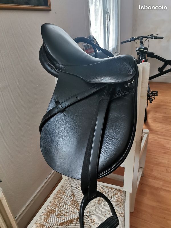, selle de cheval en cuir (image 2)