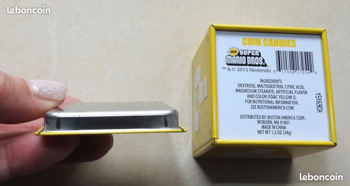 Boite métal Nintendo 2015 super Mario Coin Candies (image 5)