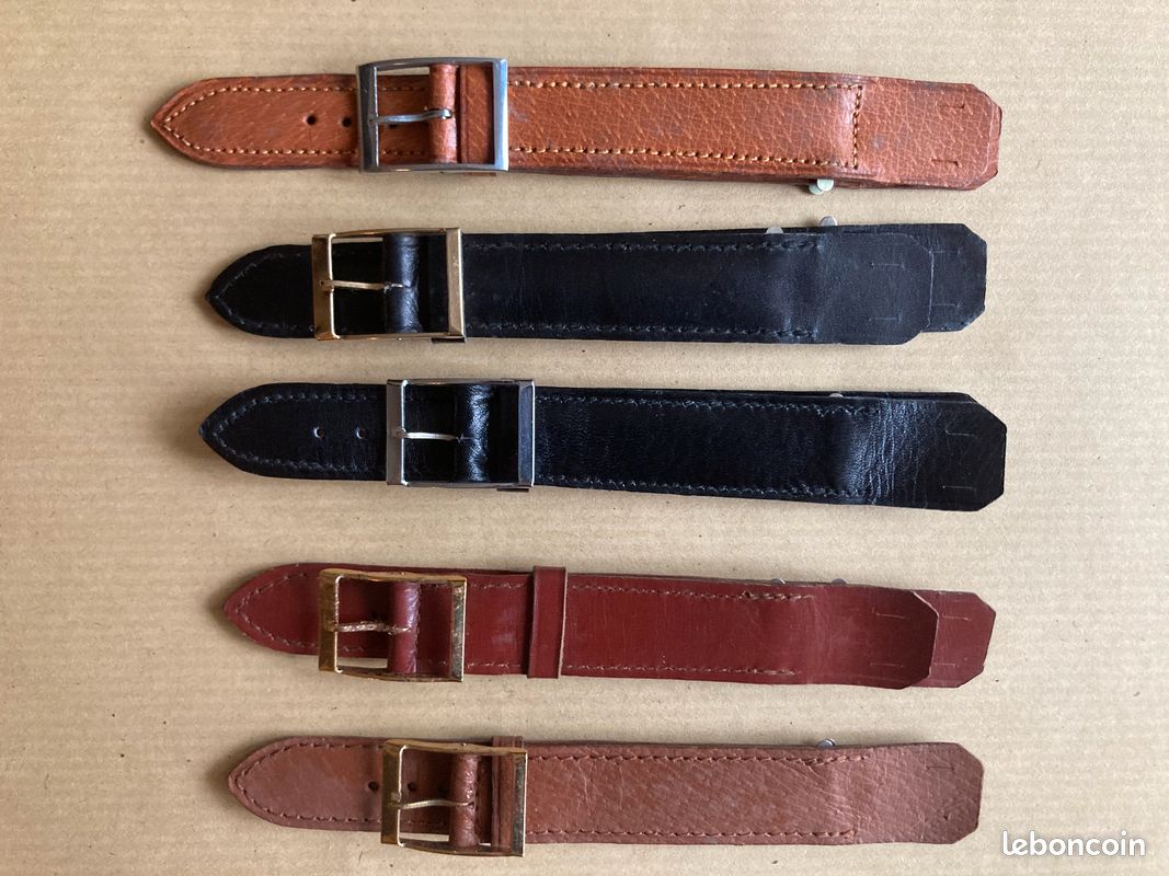 Bracelet Cuir Original ZENITH - Largeur 1.2cm - Taille 15cm - État Neuf