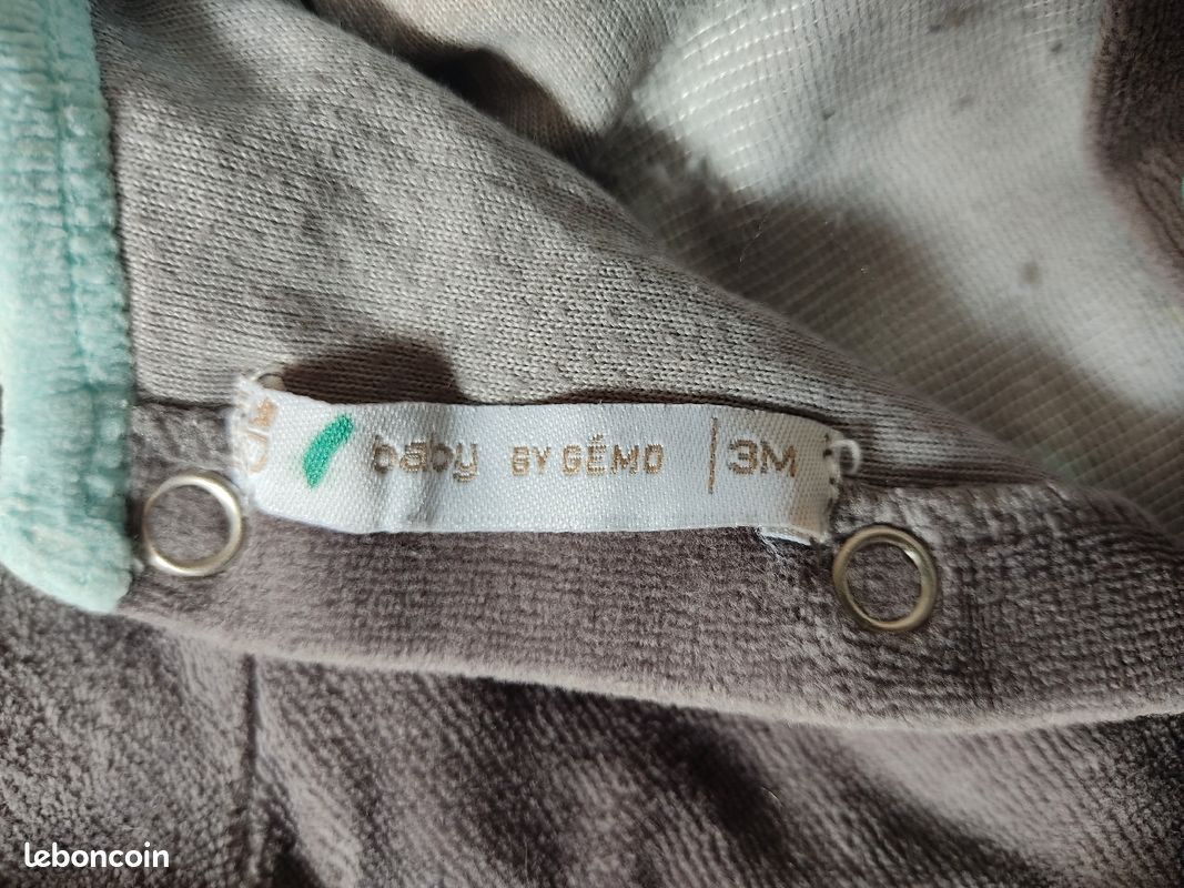 Lot de deux pyjamas 3 mois garçon (image 3)
