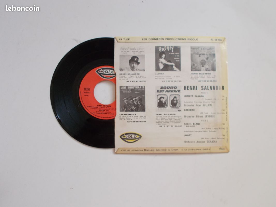 45t-henri salvador-juanita banana (image 2)