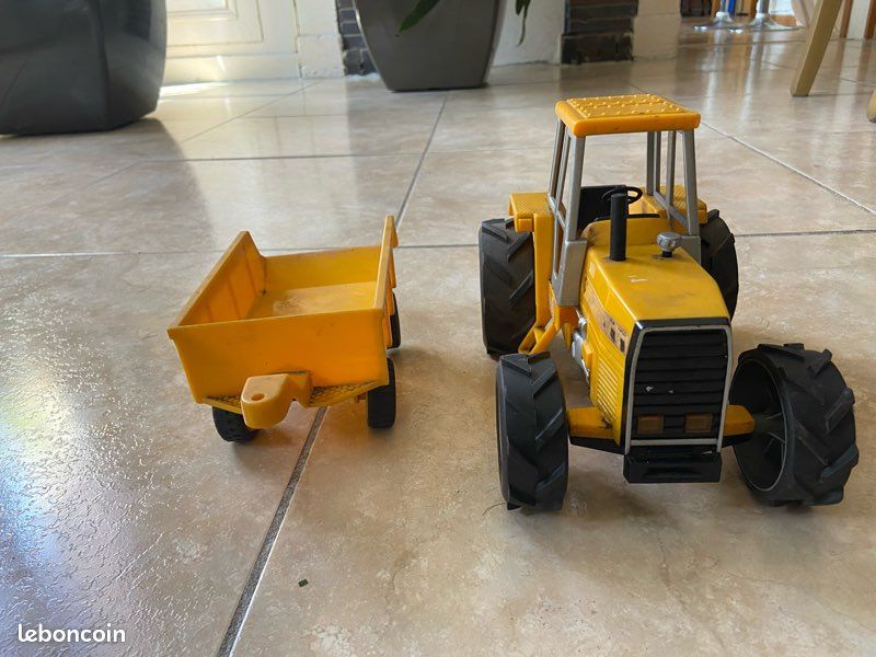 Tracteur + remorque wai dick toys à pile (image 1)
