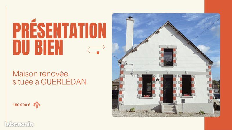 Maison 4 pièces 87 m² · à Guerlédan · 87 m² · 175 000 €
