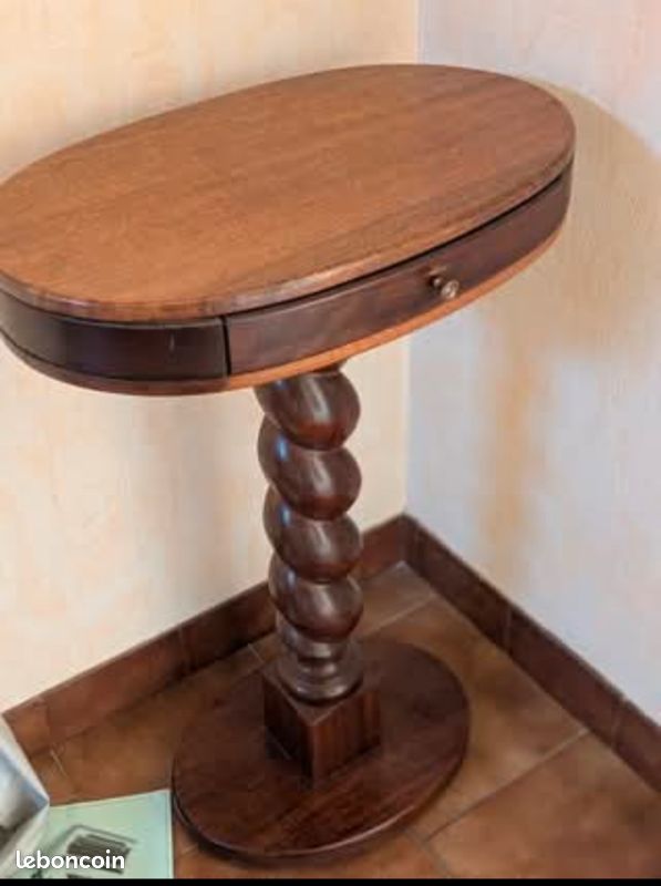 Guéridon art déco palissandre (image 1)