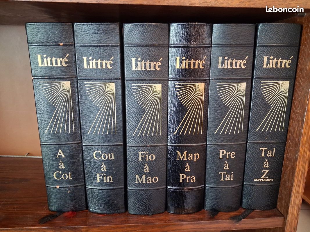 Dictionnaire de la langue française - Emile Littré complet en 6 tomes