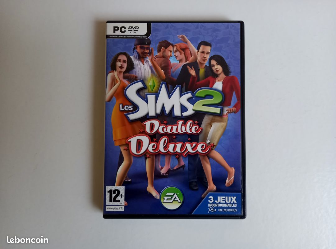 Lot PC Les Sims + Les Sims 2 - Jeux Complets - Comme Neufs