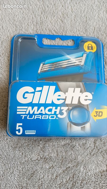 Lames Gillette mach 3turbo 3d (image 1)