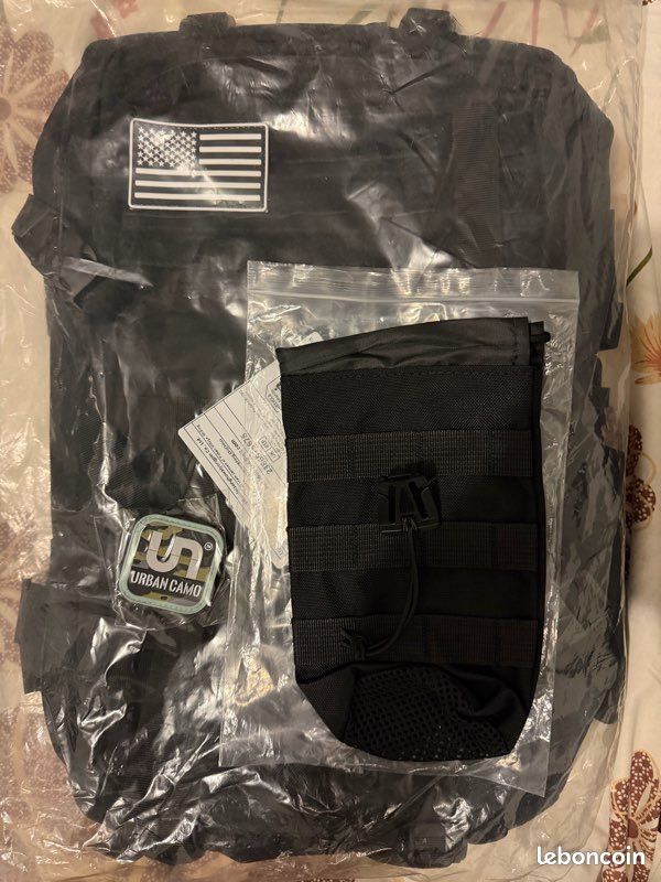 Sac à dos ReadyPack noir 47L neuf avec accessoires (image 9)