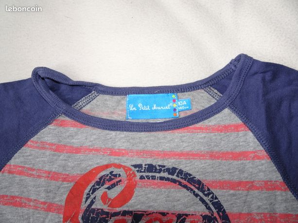T-shirt Little Marcel Pour Enfant - Taille 10 Ans - Neuf Avec Étiquettes - Unisexe