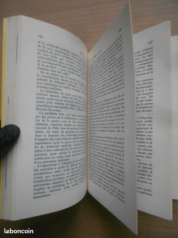 Livre ancien, les rivalités atomiques, bertrand goldschmidt, 1967 (image 2)