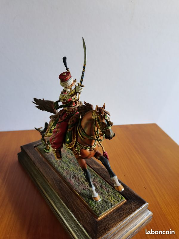 Plats d'étain - Zinnfiguren - Les mamelouck à cheval du 1er