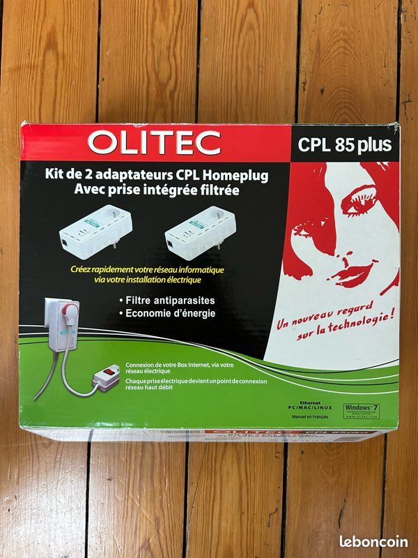 Kit CPL avec câbles RJ45 (image 1)