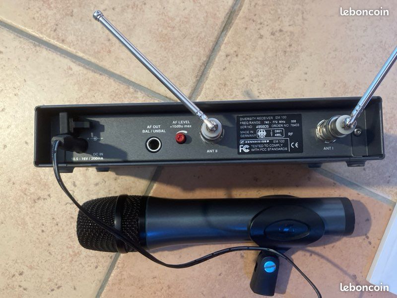 🇩🇪 Micro sans fil HF Sennheiser EW100 UHF MADE IN GERMANY wireless (image 4)