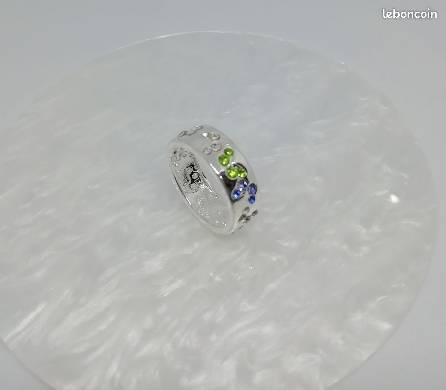 Bague strass multicolore (image 5)