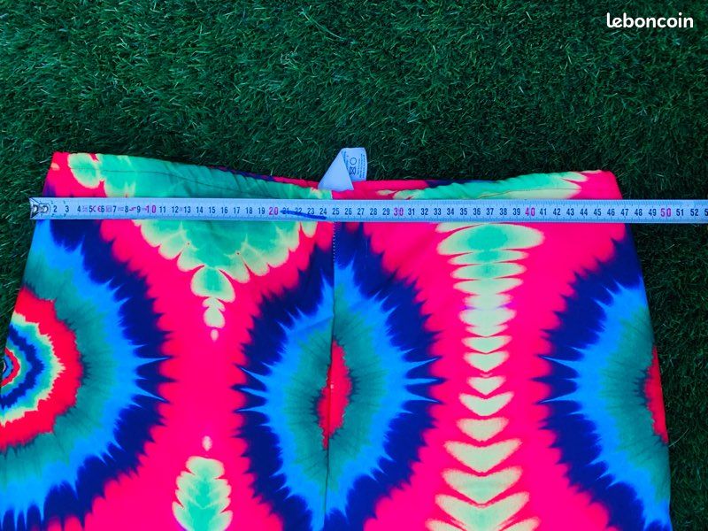 Veste de costume déguisement tie-dye années 70. Hippie - Taille L (image 9)
