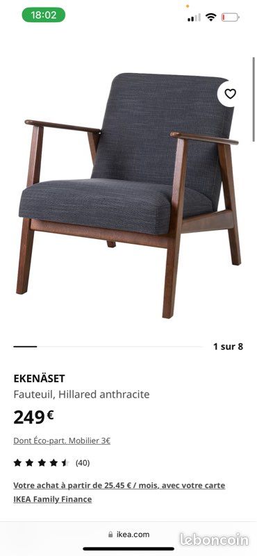 Ikea fauteuil ekenaset (image 1)