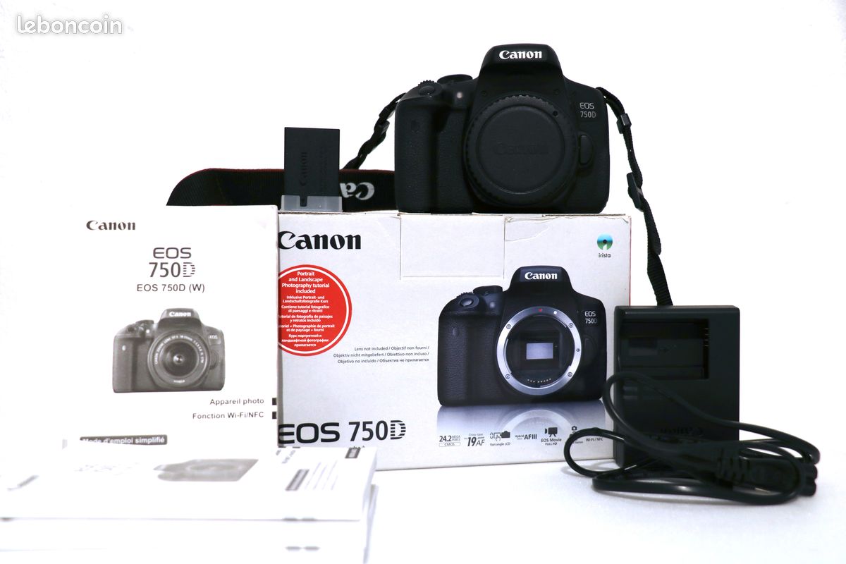 Canon EOS 750D (boitier nu) (image 1)