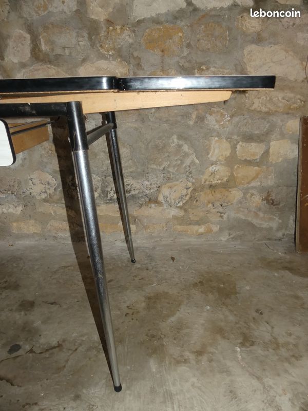 Table vintage 1950 en formica (image 3)