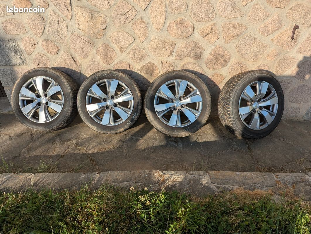 4 jantes alu Peugeot 16 pouces (image 1)