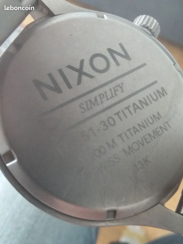 Montre titane NIXON (image 3)
