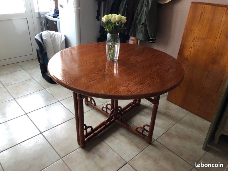 Table ronde bois (image 2)