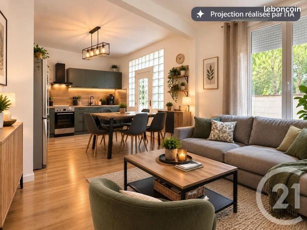 Maison 3 pièces 60 m²