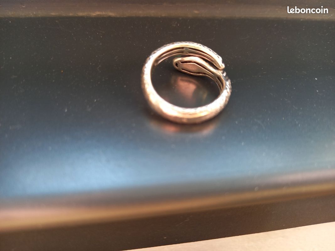 Bague Serpent Thomas Sabo En Argent 925 Et Céramique - Taille 56 - Neuf Sans Emballage
