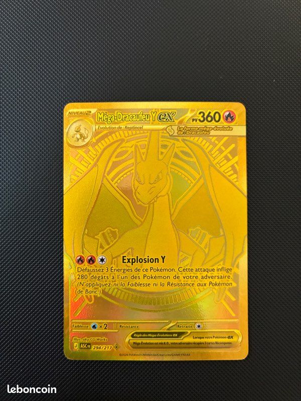 gold dracaufeu pokemon card Carte Pokmon EX 228/197 FR Incredible Dracaufeu VMAX - HP