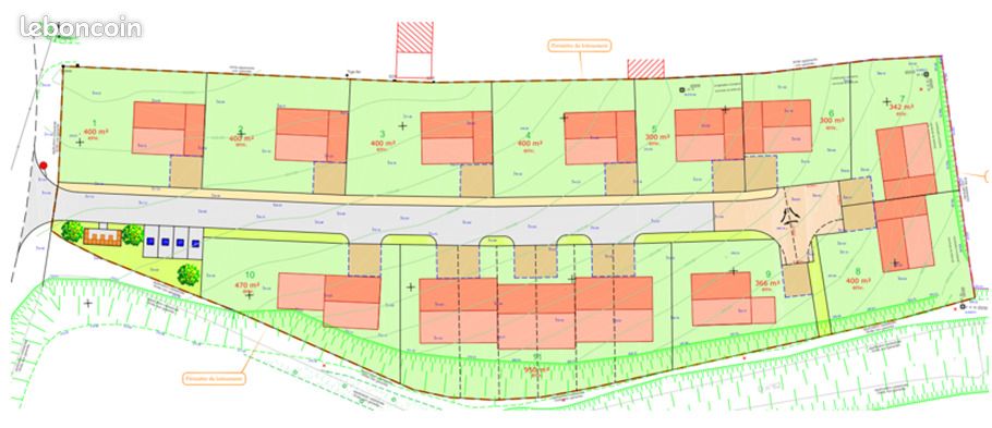 Terrain 300 m² Montceaux · 74 900 €