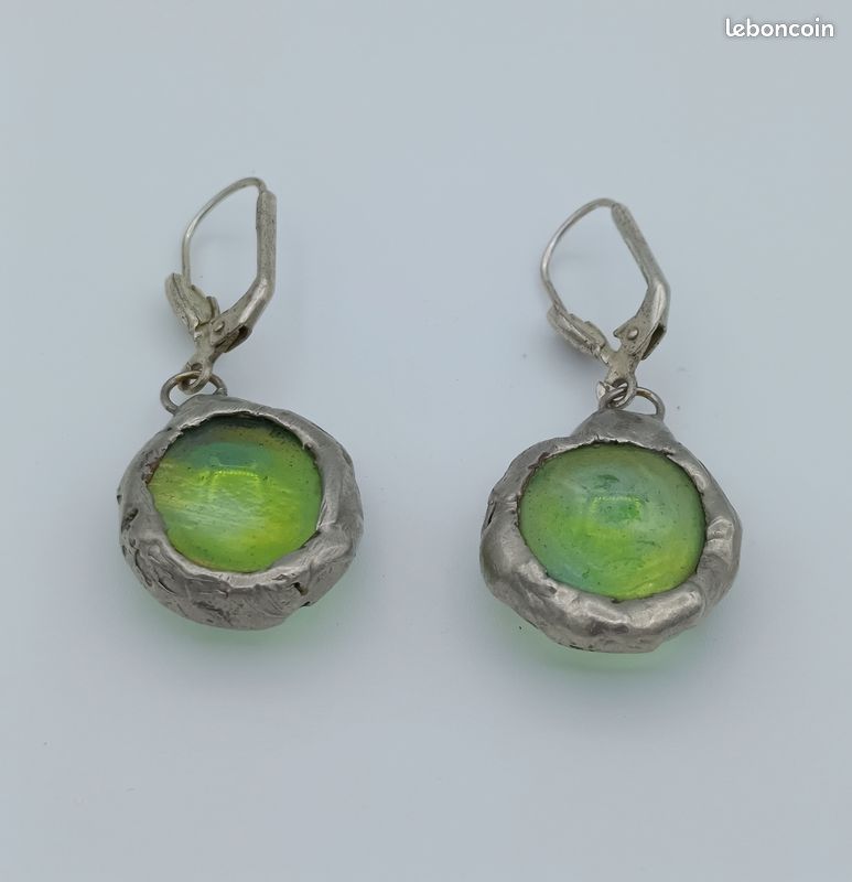 Lot de 2 paires de boucles d'oreilles vintage (image 3)