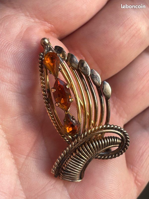 Belle Broche Vintage Des Années 50 - Occasion - Sans Marque