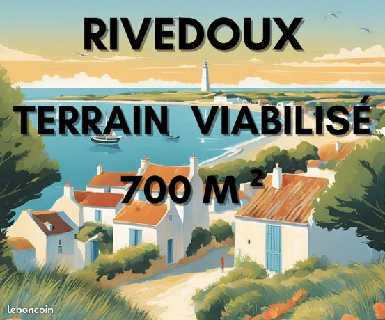 Terrain 700 m² Rivedoux Plage